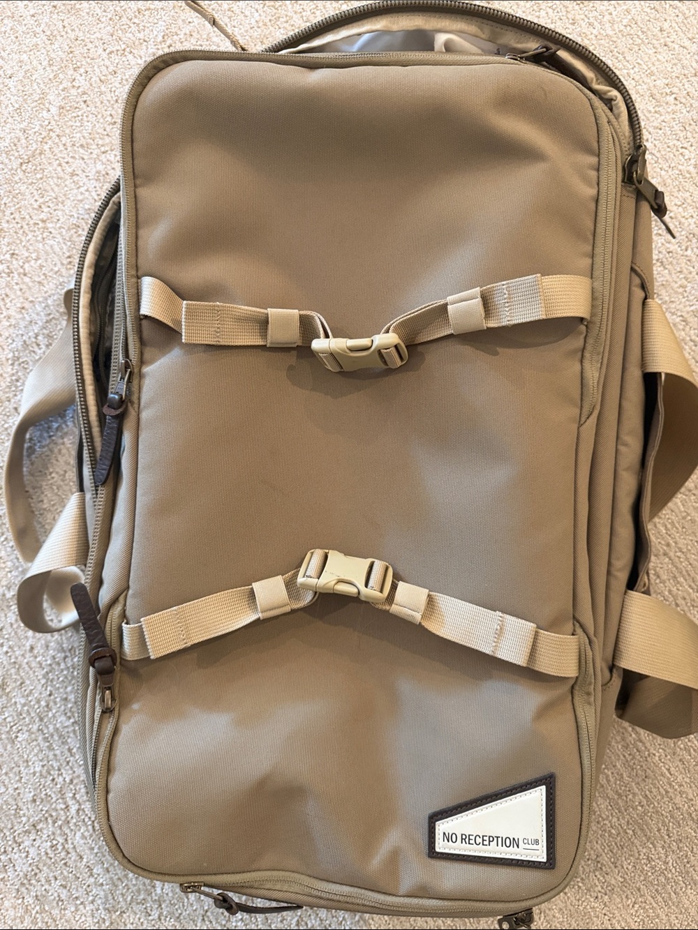 Tan Men's Travel Backpack